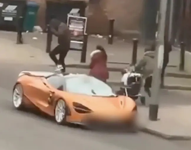 Man causes thousands of pounds worth of damage after jumping on £225,000 McLaren