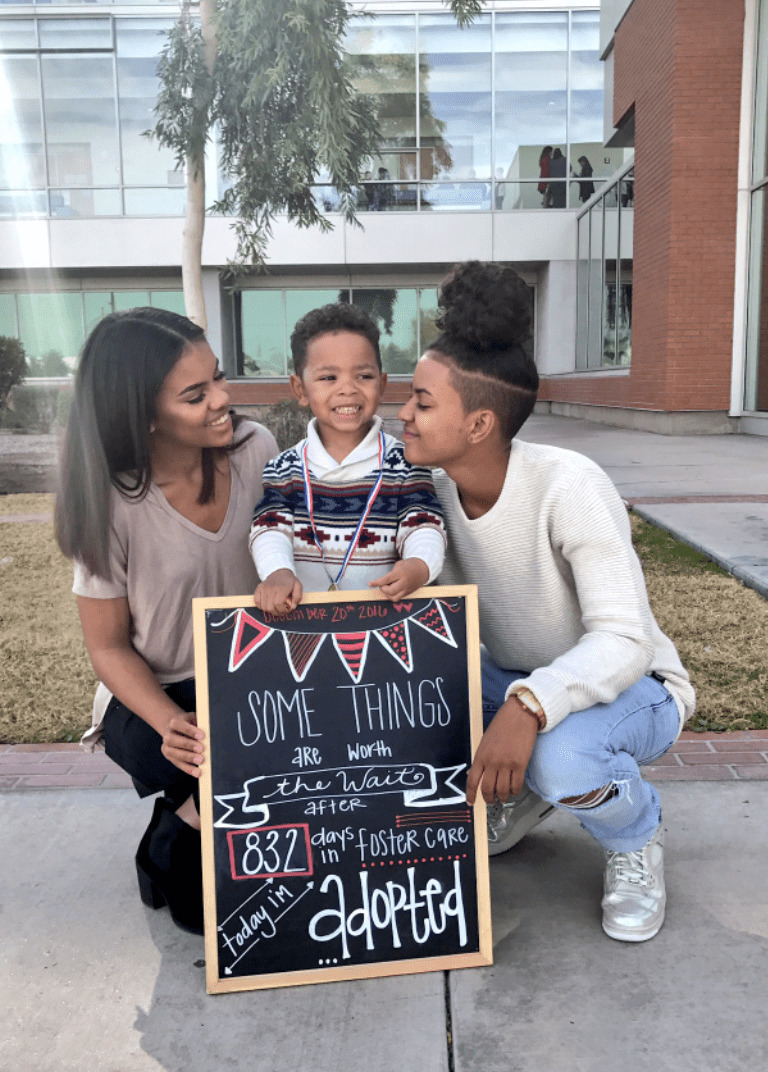 3-year-old boy has adorable reaction to being adopted after 2 years in foster care