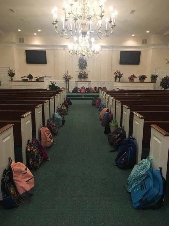 This Viral Photo Of Donated School Supplies At A Teacher’s Funeral Is Making Me Ugly-Cry