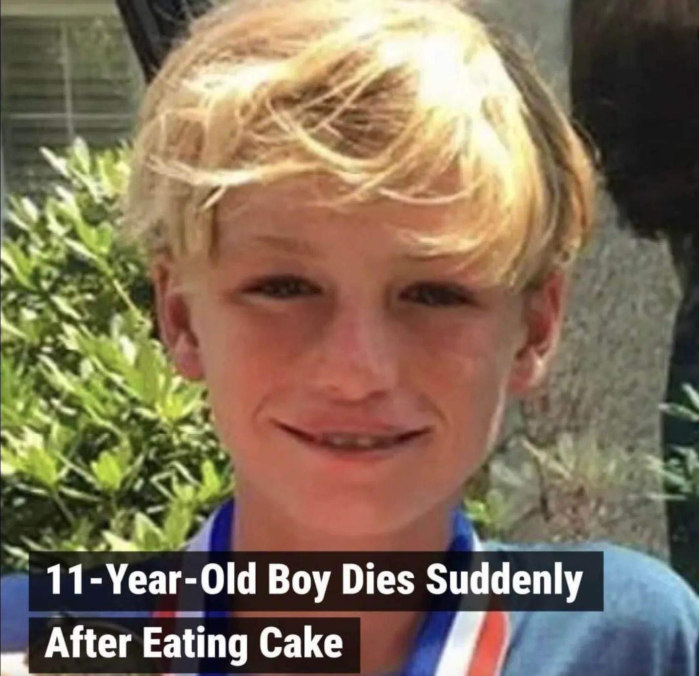 A famous athlete eat the cake for Thanksgiving; He dies hours later in his father’s arms.