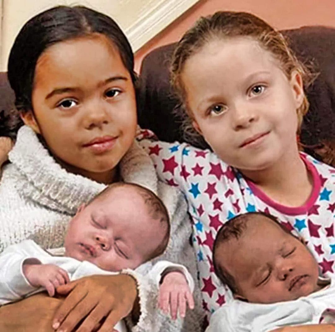 Couple welcome biracial twins – Seven years later they are blessed with another miracle