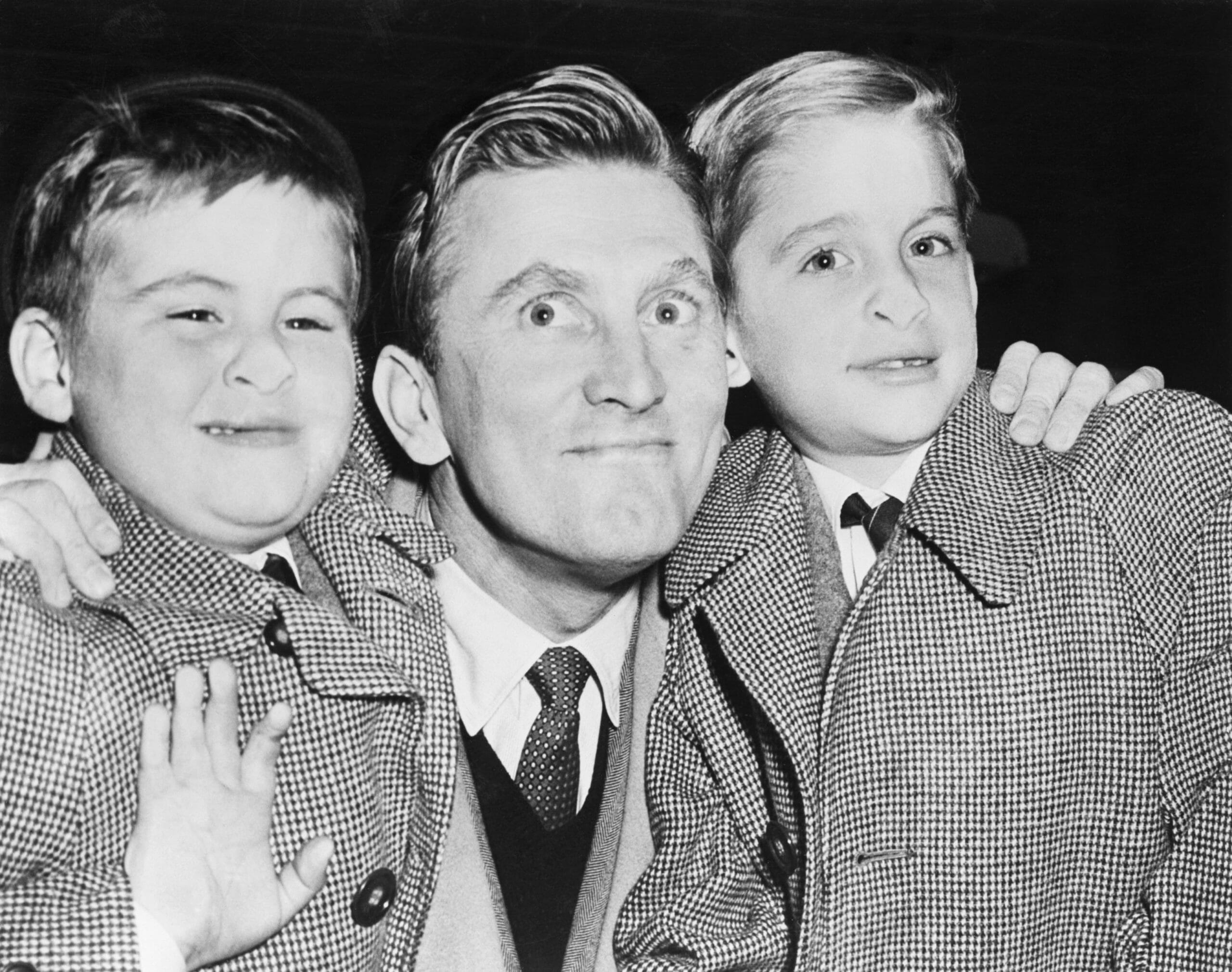 Kirk Douglas’ childhood made him a charitable man, but none of his kids got a penny from his fortune