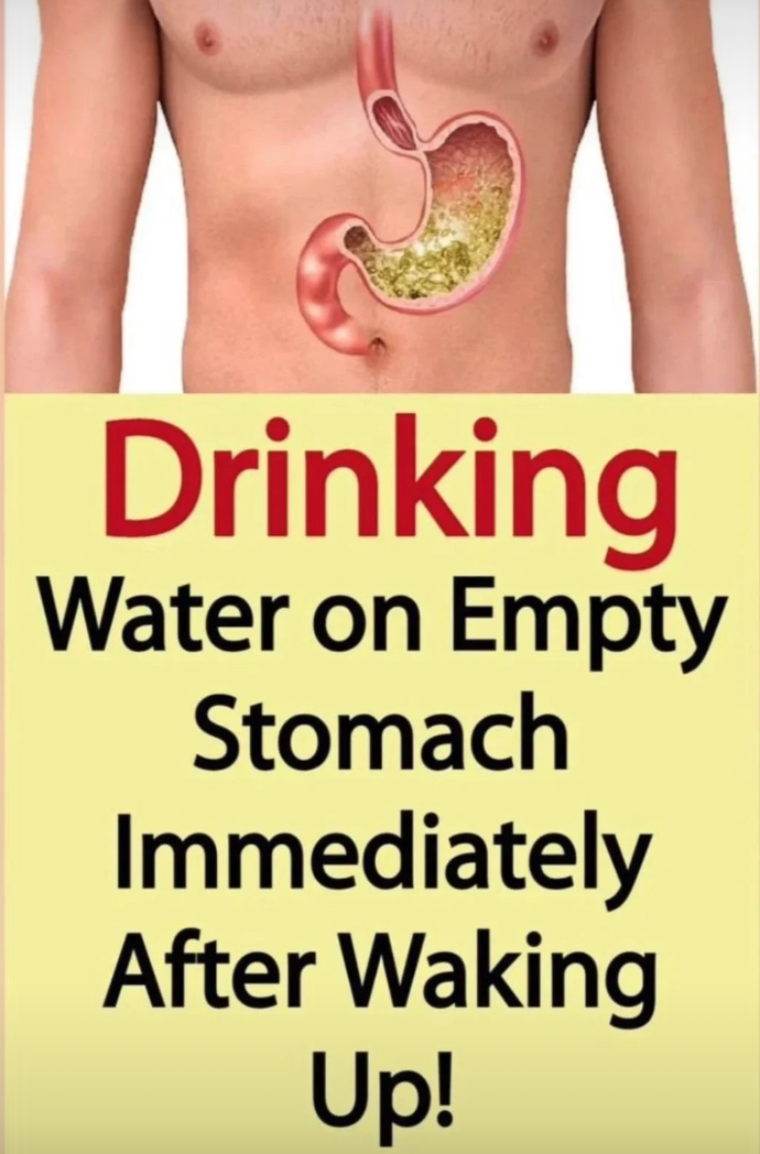 Drinking Water on Empty Stomach Immediately After Waking Up!