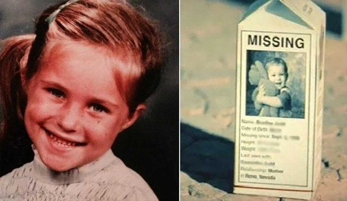 Missing 7-year-old sees her face on a milk carton but doesn’t understand what it means