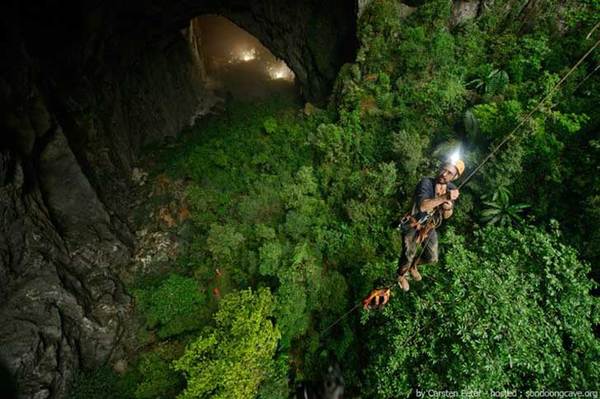 One man found a hidden cave