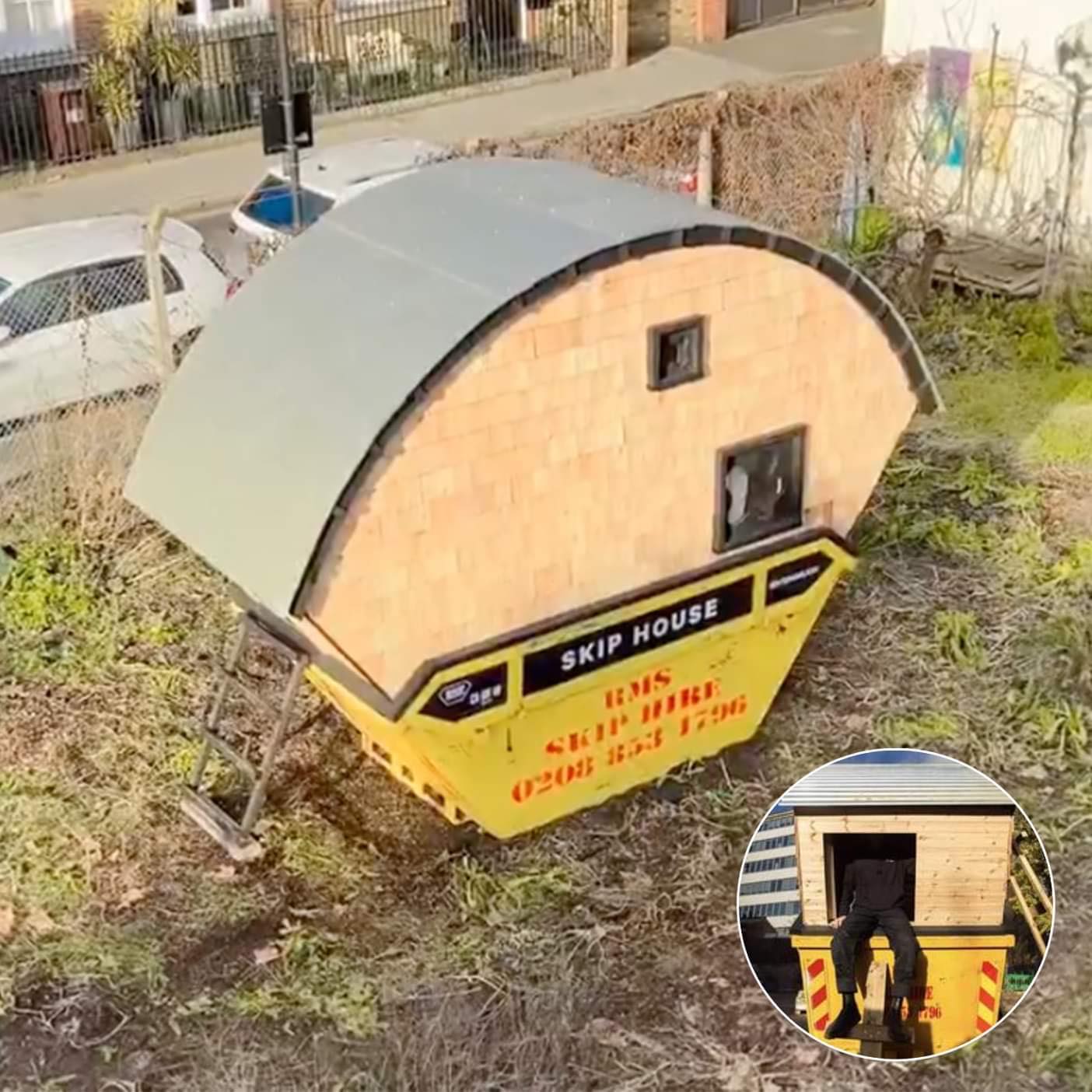 Prepare to be amazed as a 28 years old constructs a residence within a dumpster at a cost of only $5,000. Don’t miss out on the opportunity to explore the incredible interior!