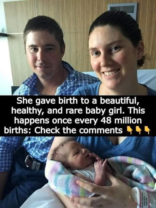 It happens once every 48 million births! She is the young child that stunned medical professionals from all around the world.