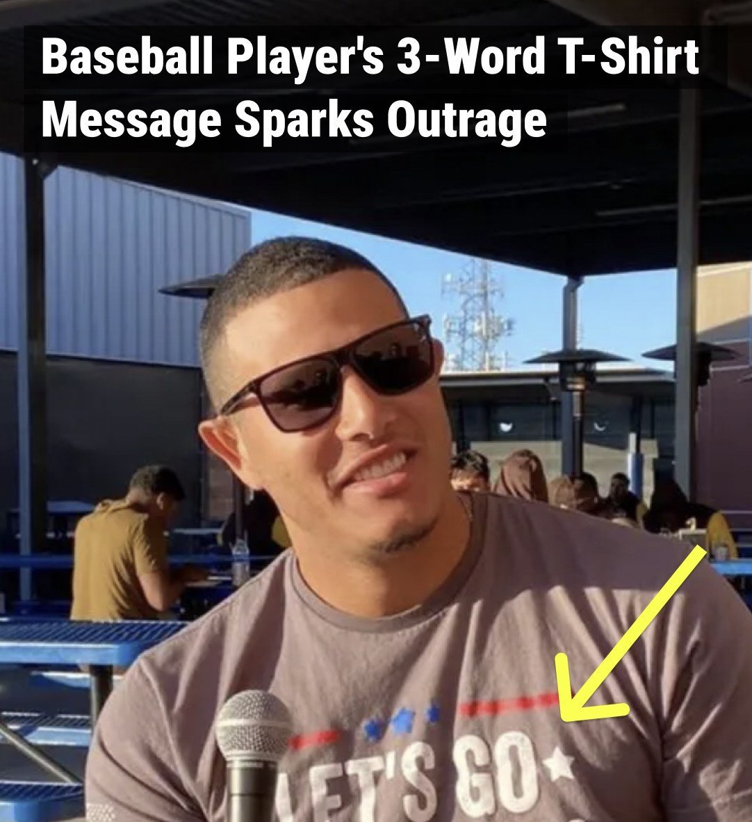 MLB Baseball Player’s 3-Word T-Shirt Message Sparks Outrage