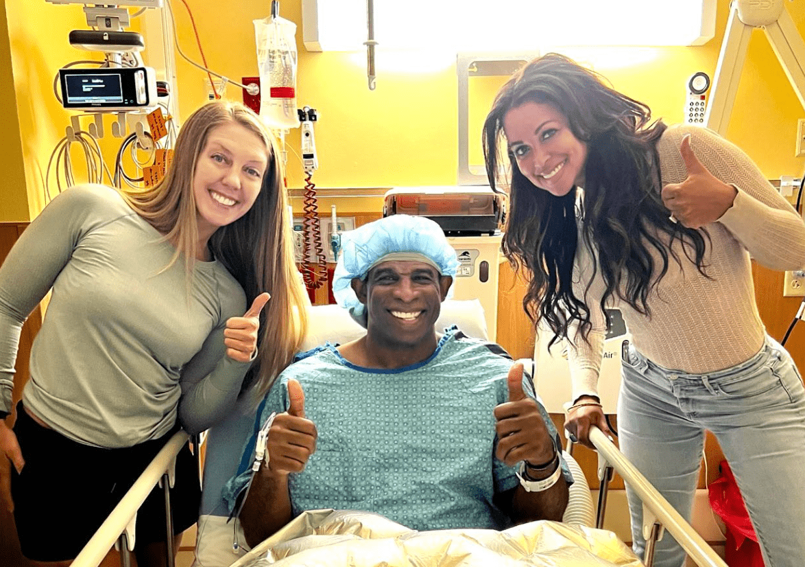 Deion Sanders Begins Recovery Process After Undergoing Successful Blood Clot Surgery