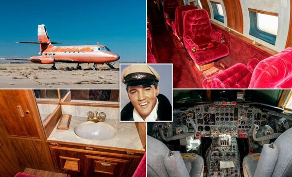 Elvis Presley’s Extravagant Private Jet: A Glimpse into the King’s Luxurious Lifestyle