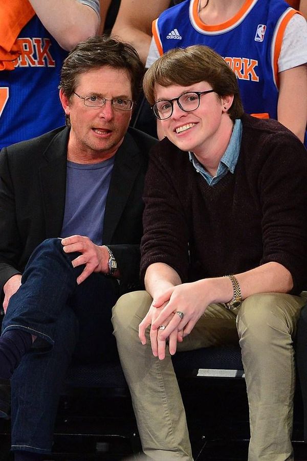 Michael J. Fox on stage at New York Comic Con