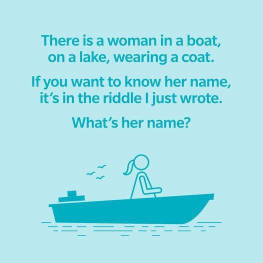 The Woman in a Boat Riddle