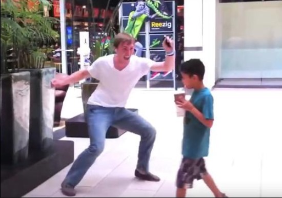 Man Turns Heads In Laughter Dancing To “Footloose” in Target