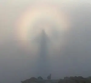 Witnessing a Rare Phenomenon: Figure in the Clouds