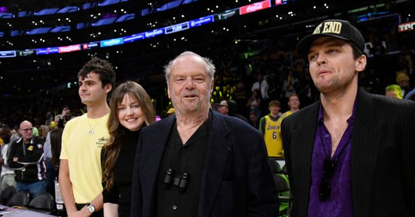 Jack Nicholson Makes a Rare and Thrilling Appearance at Lakers Game