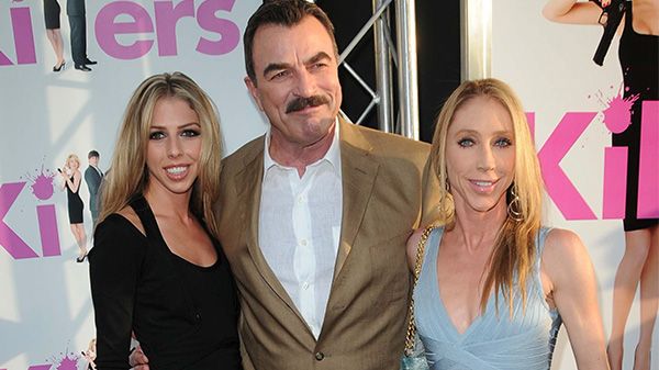 Tom Selleck with his family