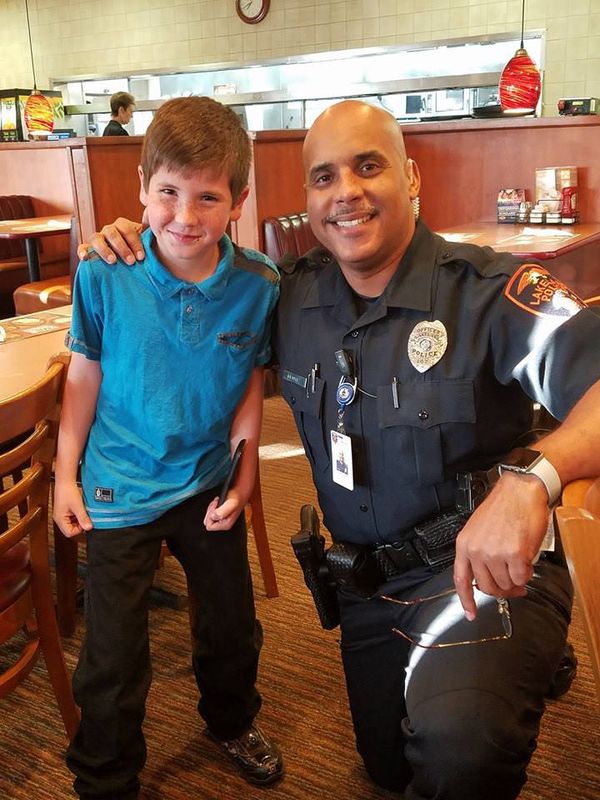 9-Year-Old Boy’s Heartwarming Gesture Leaves Policeman Speechless