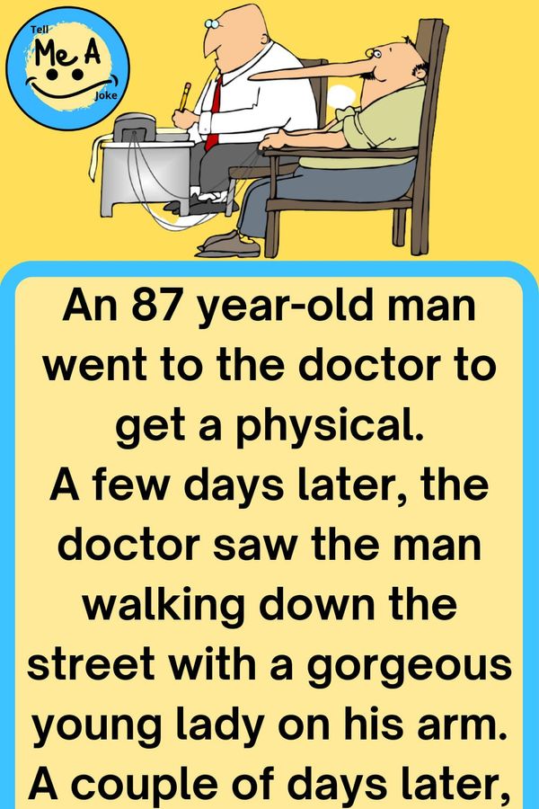 Funny Joke: An 87 year-old man’s doctor visit