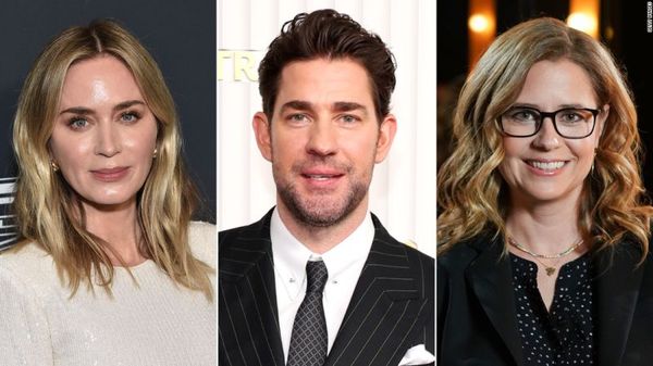 The Love Triangle of John Krasinski, Emily Blunt, and Pam from “The Office”