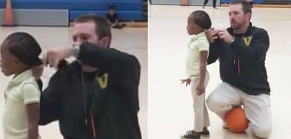 Coach’s Heartwarming Act During Kids’ Basketball Game Goes Viral