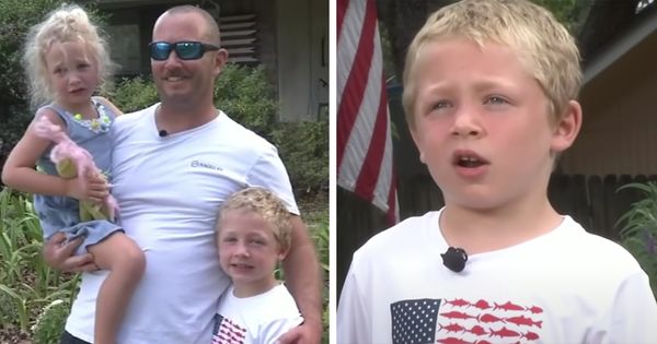 A Brave 7-Year-Old Swims for an Hour to Save His Family