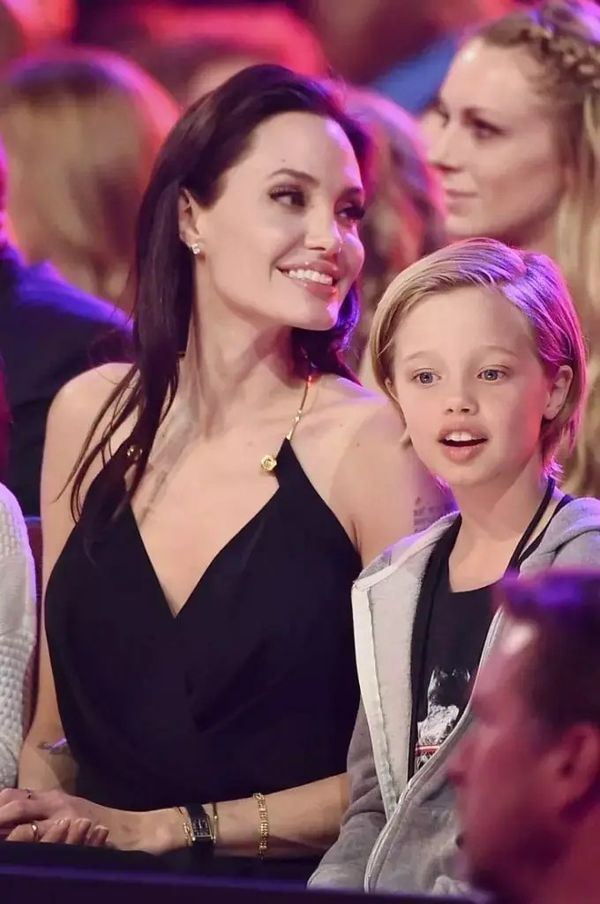 Brad Pitt and Shiloh Jolie-Pitt