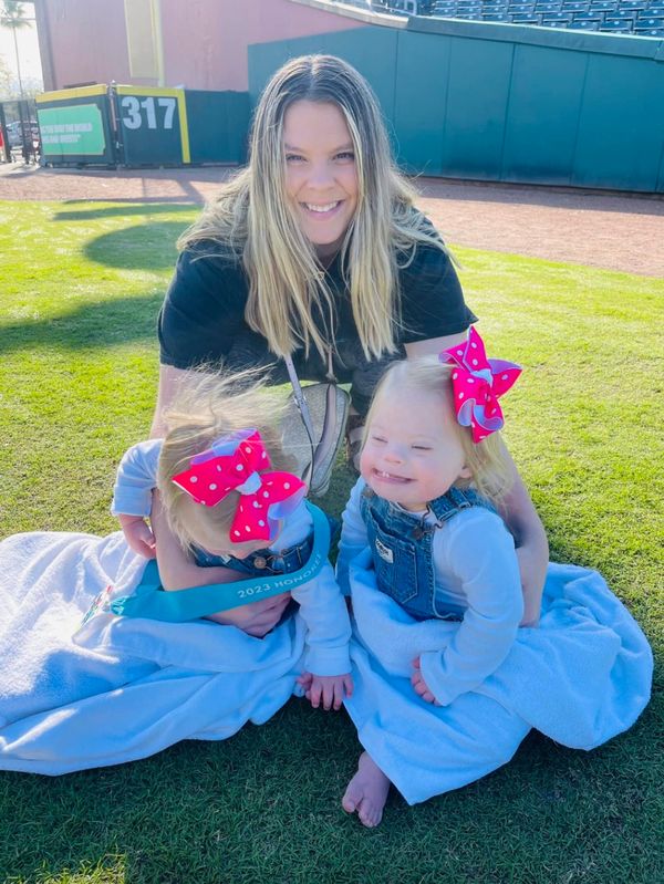 Mom of Rare Twins with Down Syndrome Shuts Down Critics with Beautiful Photo