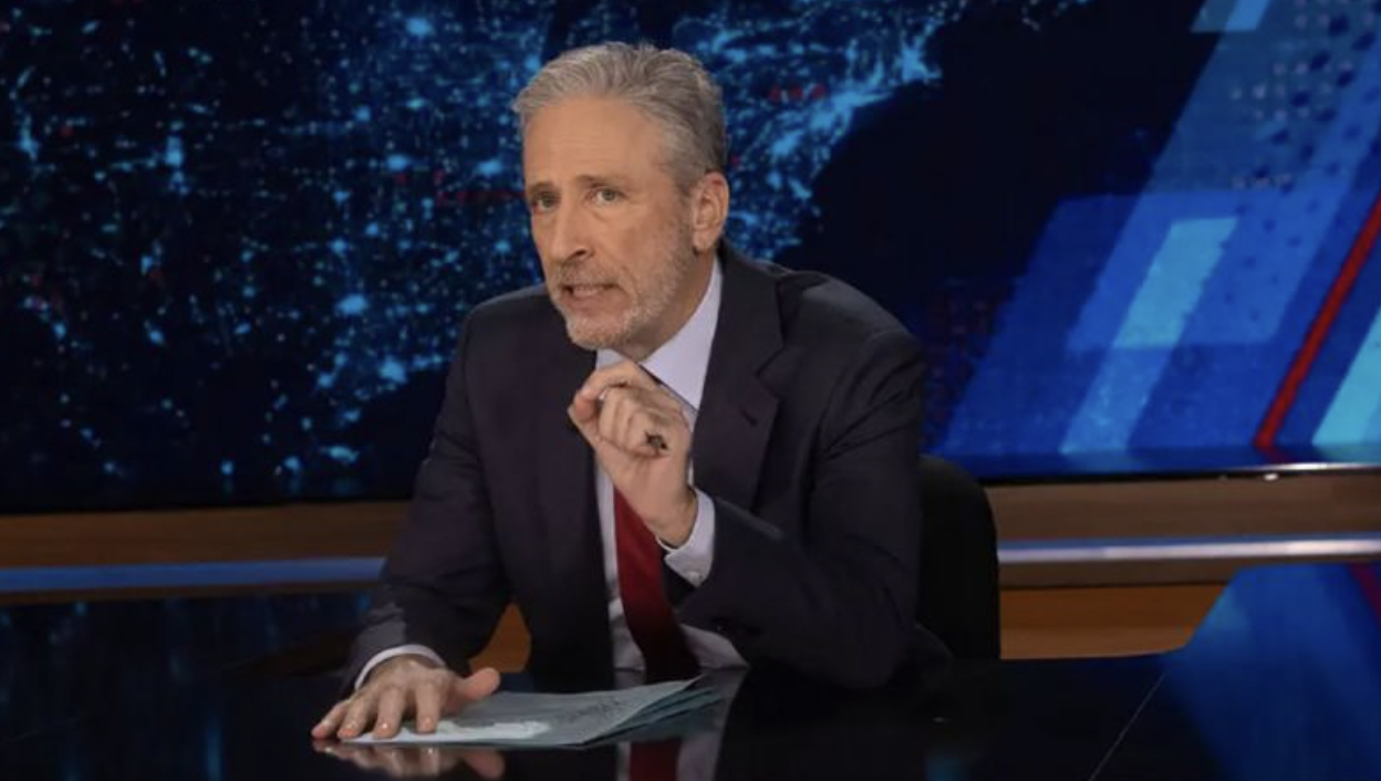 Jon Stewart Returns to “The Daily Show” with Hilarious Political Commentary