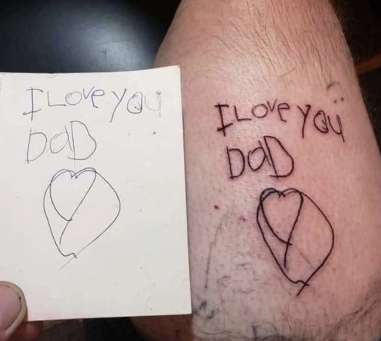 A Father’s Heartfelt Tribute: Tattooing His Daughter’s Last Words