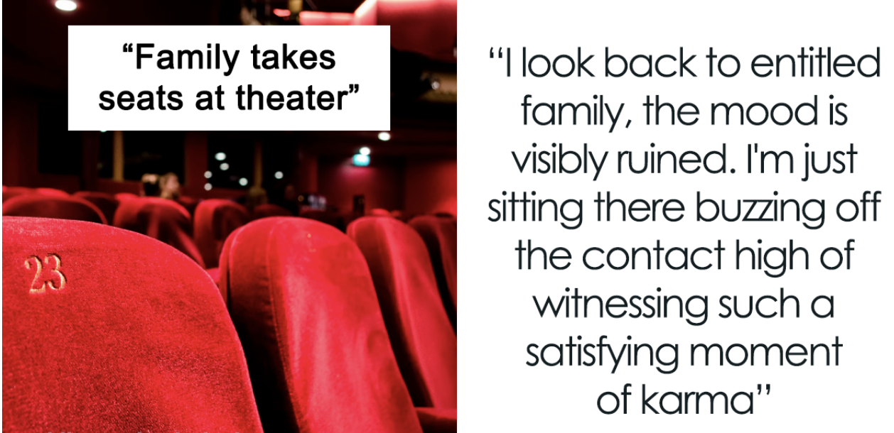 Family Regret Taking Someone Else’s Theater Seats After They See What Seats They Got