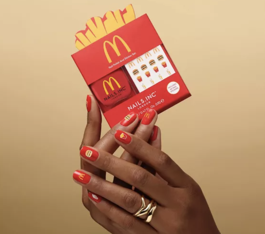 McDonald’s First-Ever Beauty Collab: Nails and Stickers for $7